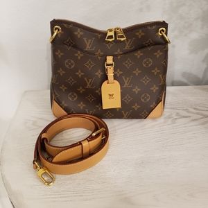 Louis Vuitton Brown and Tan Crossbody Bag